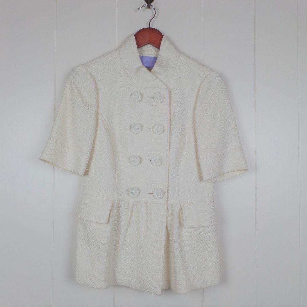 Vera Wang Lavender Label Short Sleeve Blazer 2